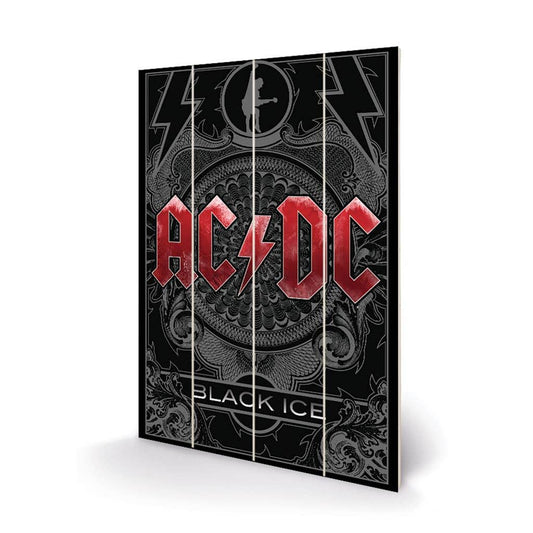 AC/DC (Black-Ice) 40 x 59cm canvas print