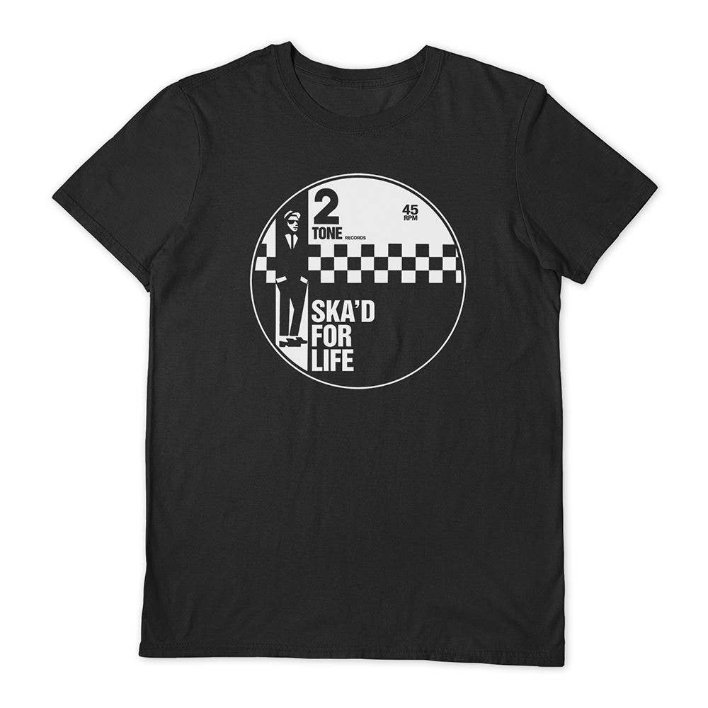 Ska'D For Life Black Unisex T-Shirt