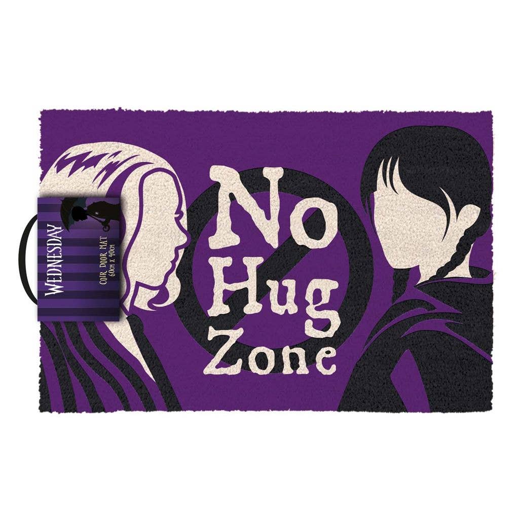 Wednesday (No Hug Zone) Doormat