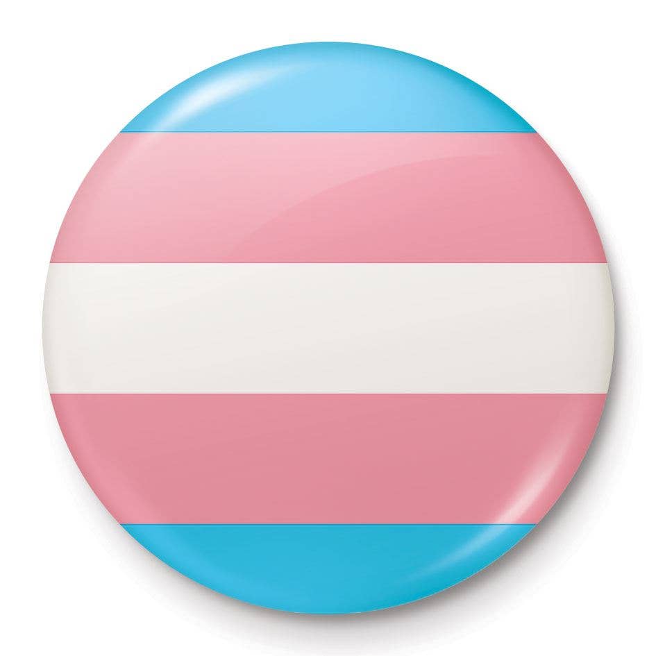 Pride button badge (Transgender) 25mm