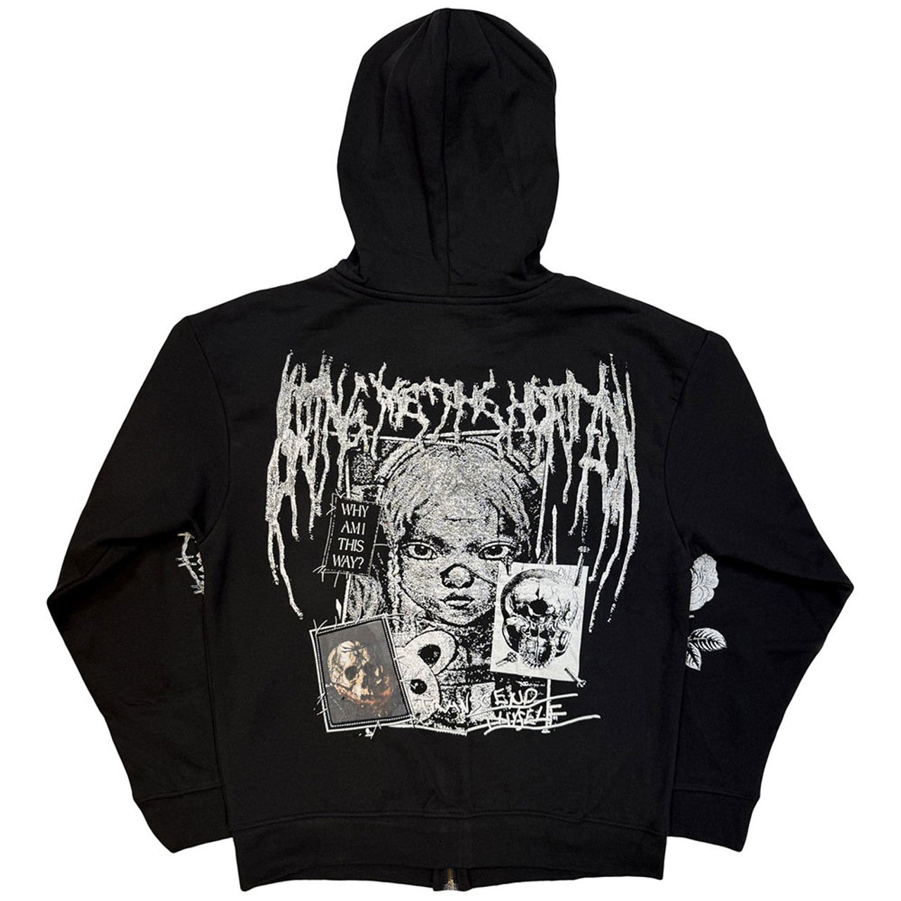 Bring Me The Horizon "Nailed Symbols" Zip up Hoodie