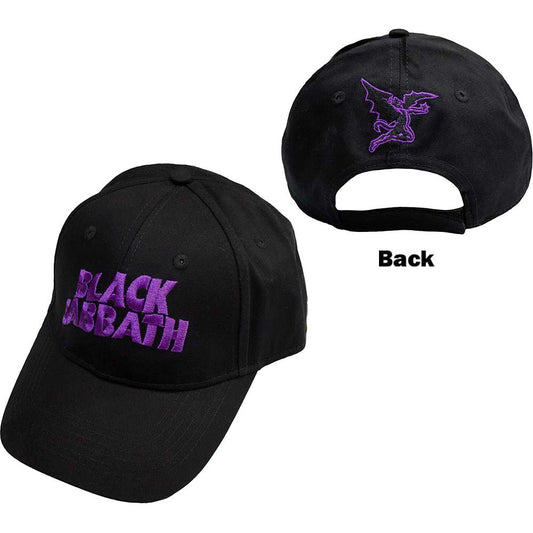 Black Sabbath " Logo and Demon" Baseball Cap Adults