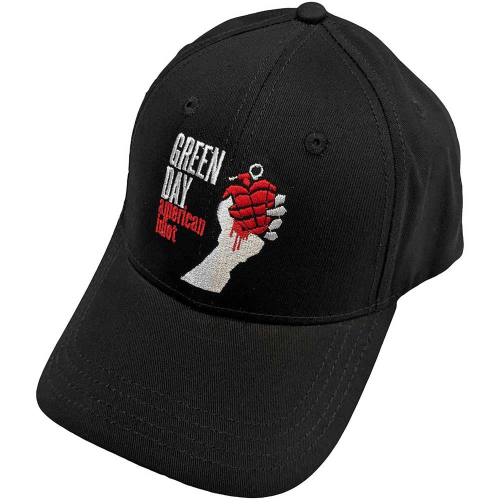 Green Day " Grenade Logo" black Baseball Cap Adults