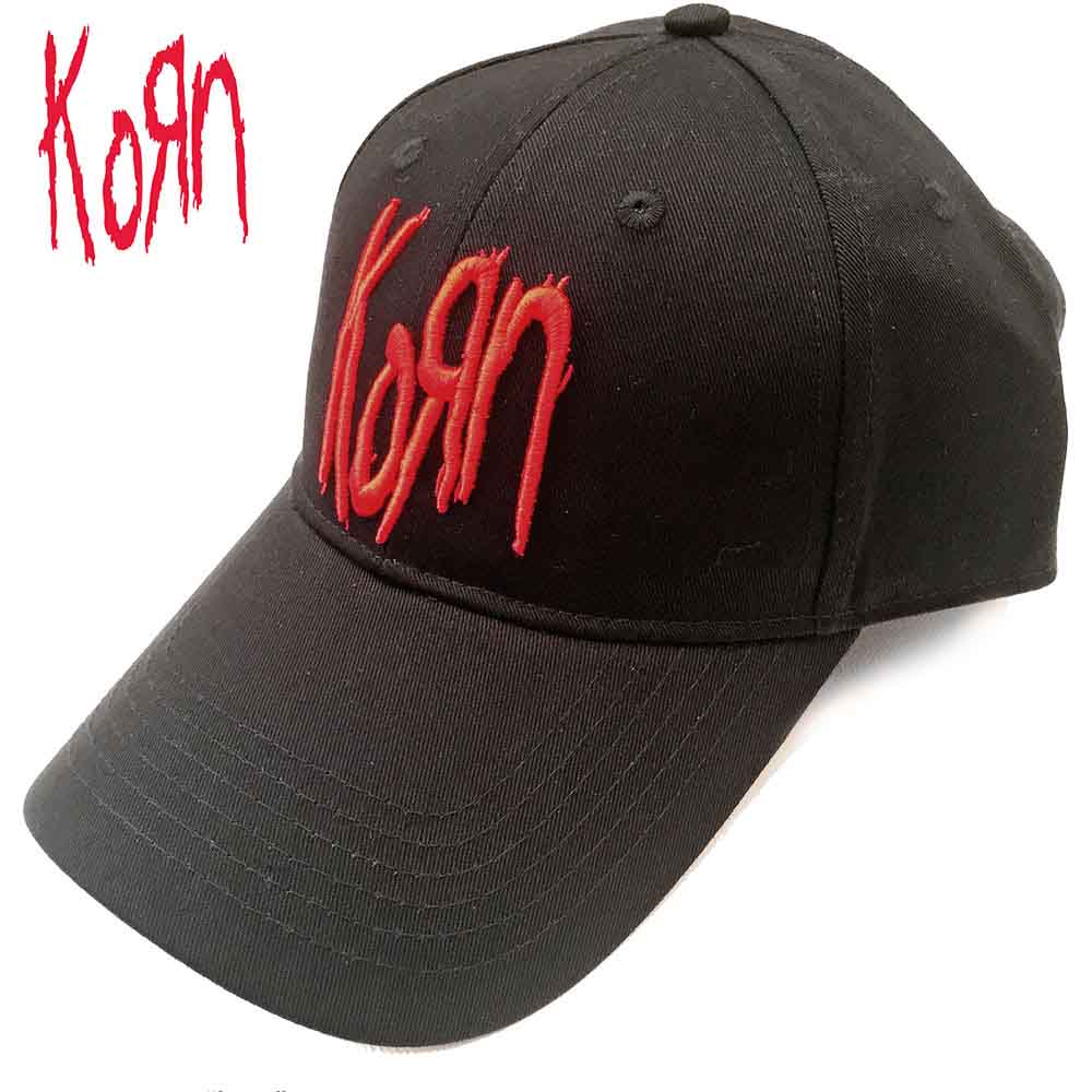 Korn "Red Logo" black Baseball Cap Adults