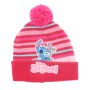 Stitch & Scrump Pink pompom hat