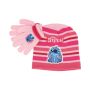 Stitch Pink Beanie And Gloves Set
