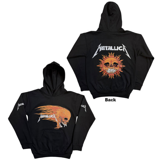 Metallica "Flaming Skull" Adult Hoodie
