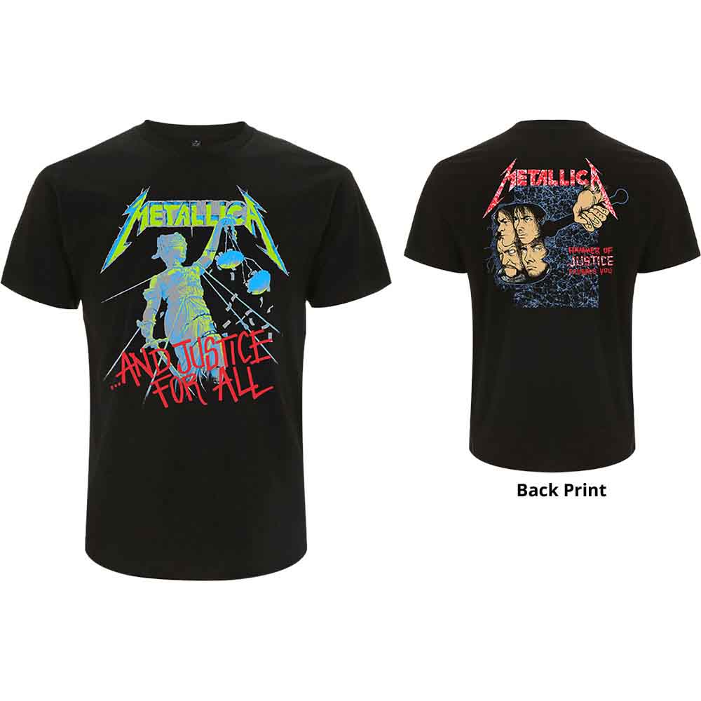 Metallica "And Justice For All" Unisex Adult T Shirt