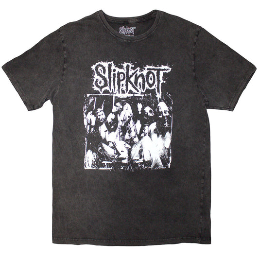 Slipknot "Album Splatter" Unisex Adult T Shirt Stone wash