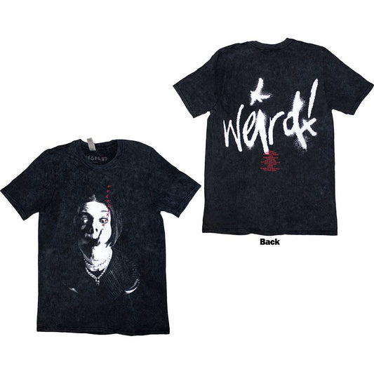 Yungblud Unisex T-Shirt "Weird" Black. Back Print. Wash Collection