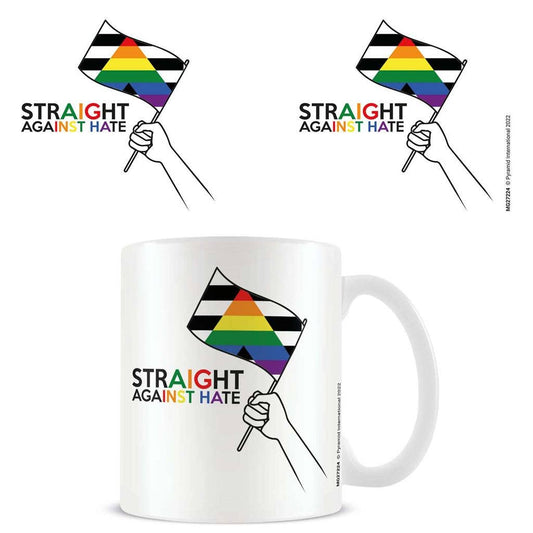 Pride (Straight against hate) 11oz/315ml mug