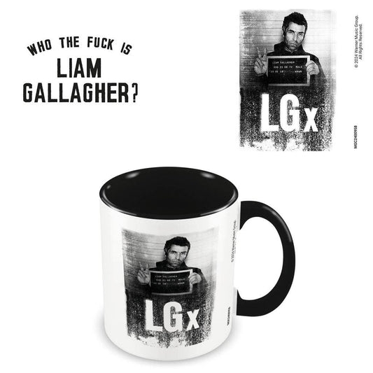 Liam Gallagher (Who Is Liam?) Black Coloured Inner Mug