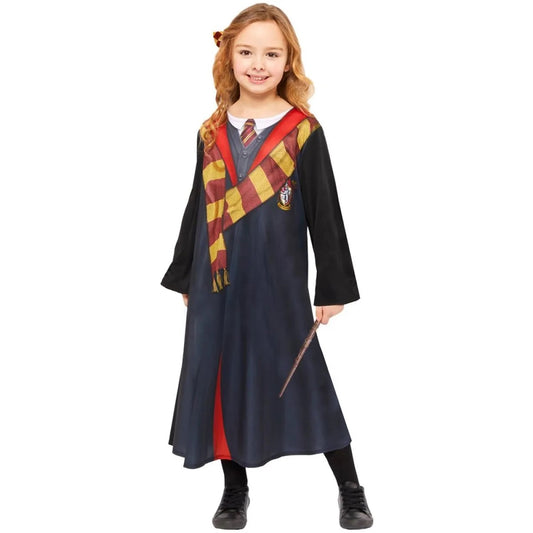 Hermione Deluxe Costume with Hair band and Wand