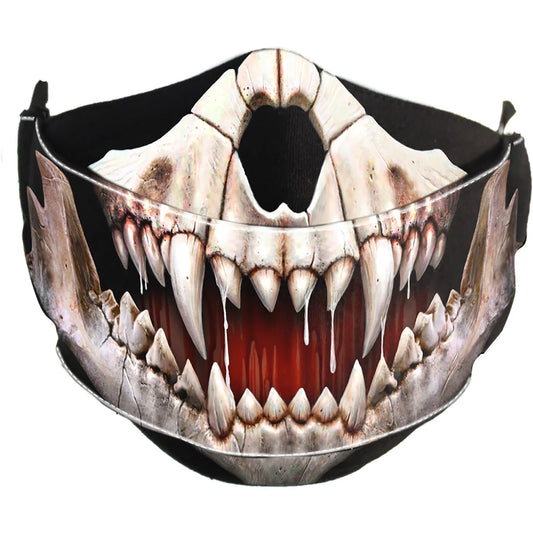 PREMIUM "ROCK SKULL" COTTON FASHION MASK WITH ADJUSTER