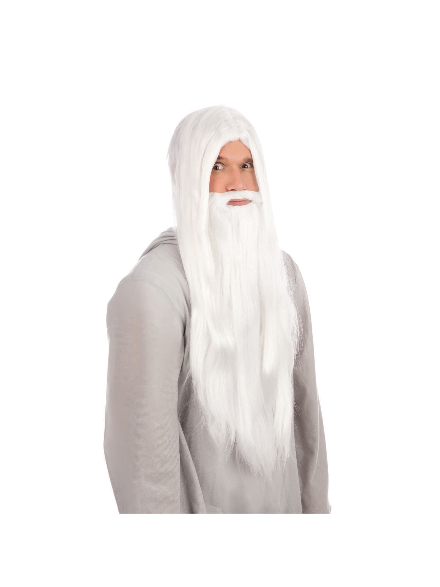 Long Wizard Wig And Beard with Moustache