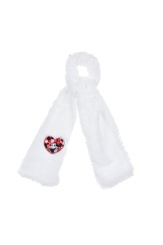 Minnie Mouse Hat, Scarf And Gloves Set Pink/White