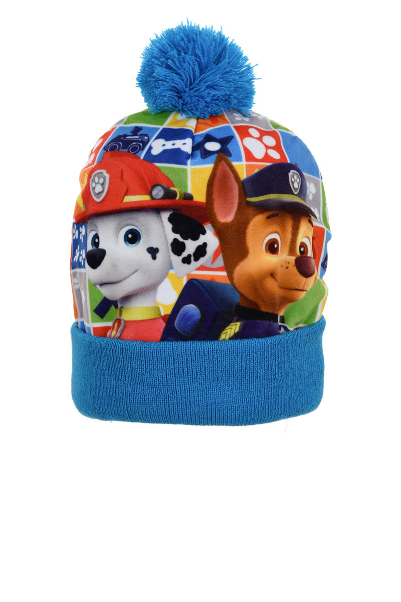 Boys Paw Patrol Bobble Hat