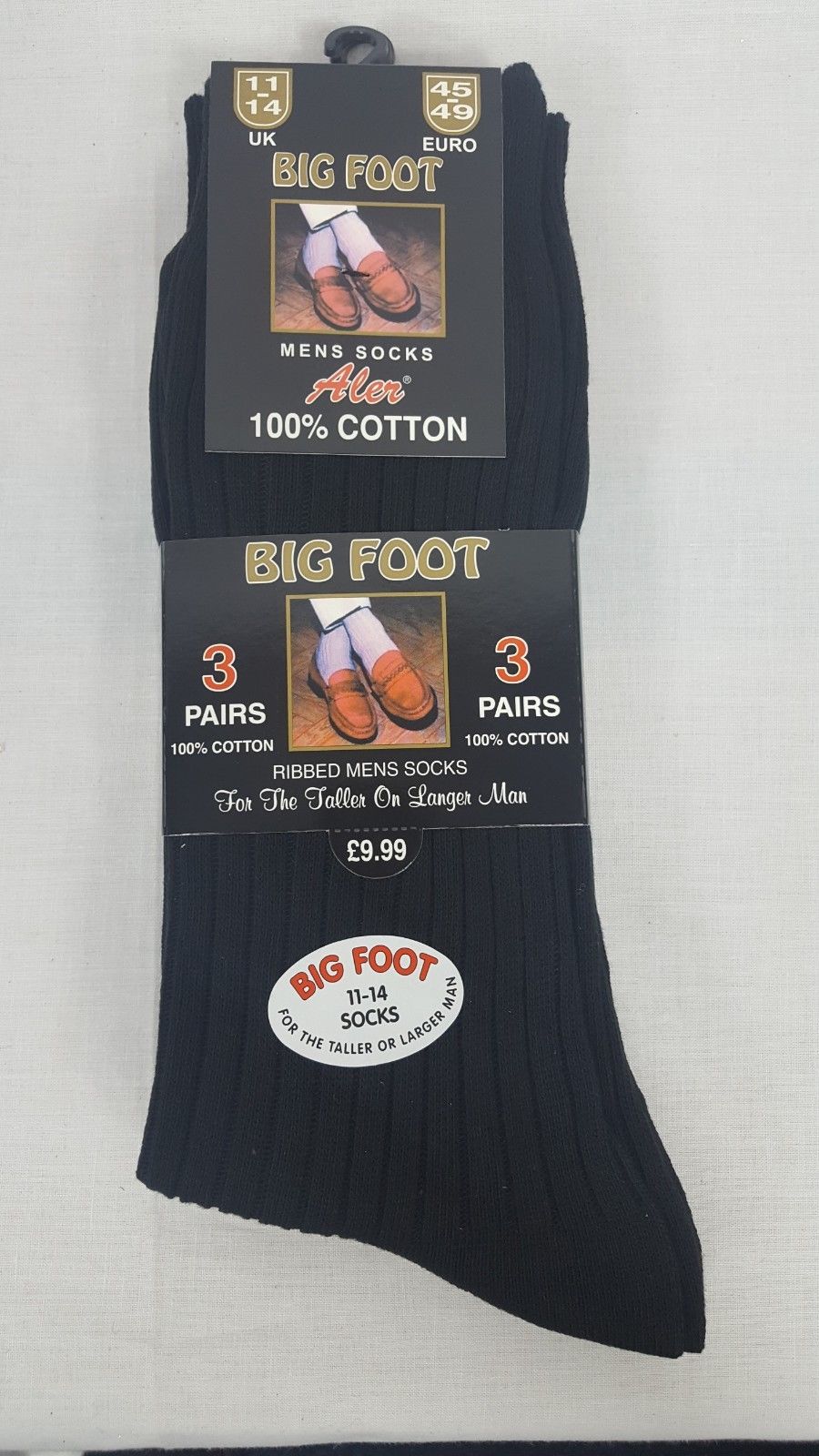 Aler Bigfoot Dress Socks 3pk