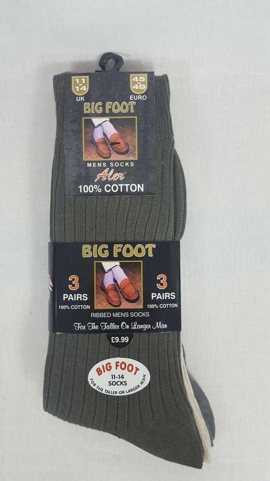 Aler Bigfoot Dress Socks 3pk