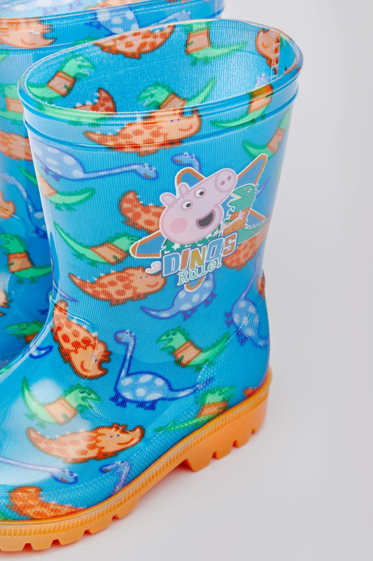 George Pig dinosaur wellies