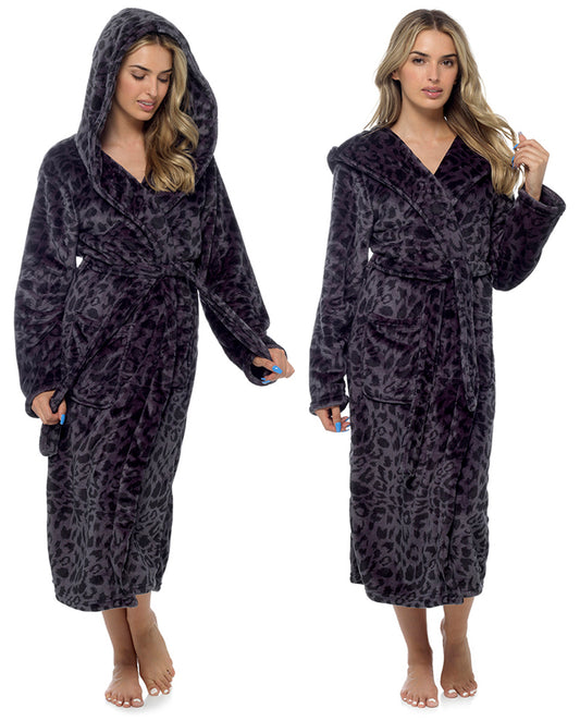 Lady's Soft Feel Panther Print Night Gown