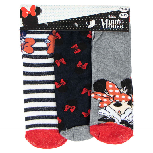 Minnie Mouse Socks pack of 3 pairs