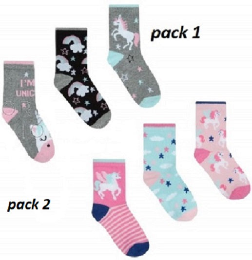 Girls Unicorn Socks