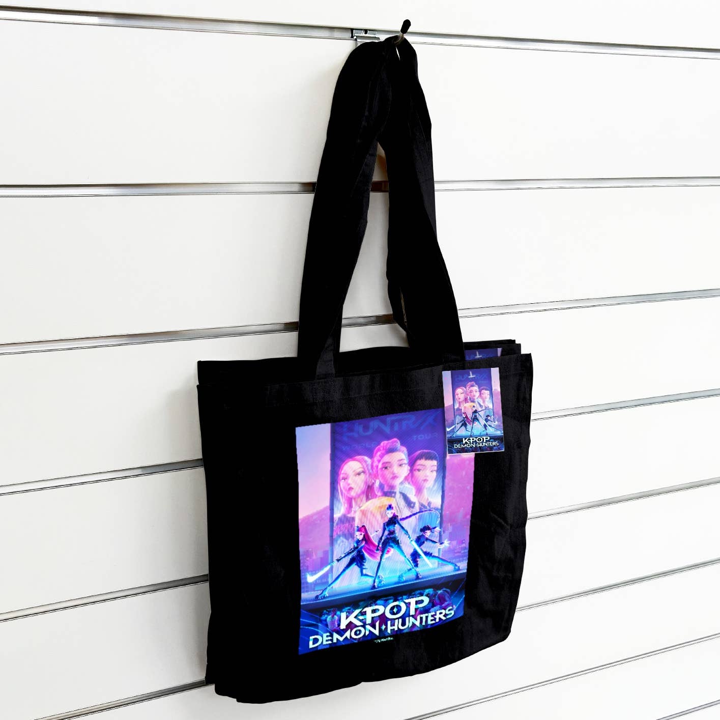 K-POP Demon Hunters (Key Art) Black Tote Bag