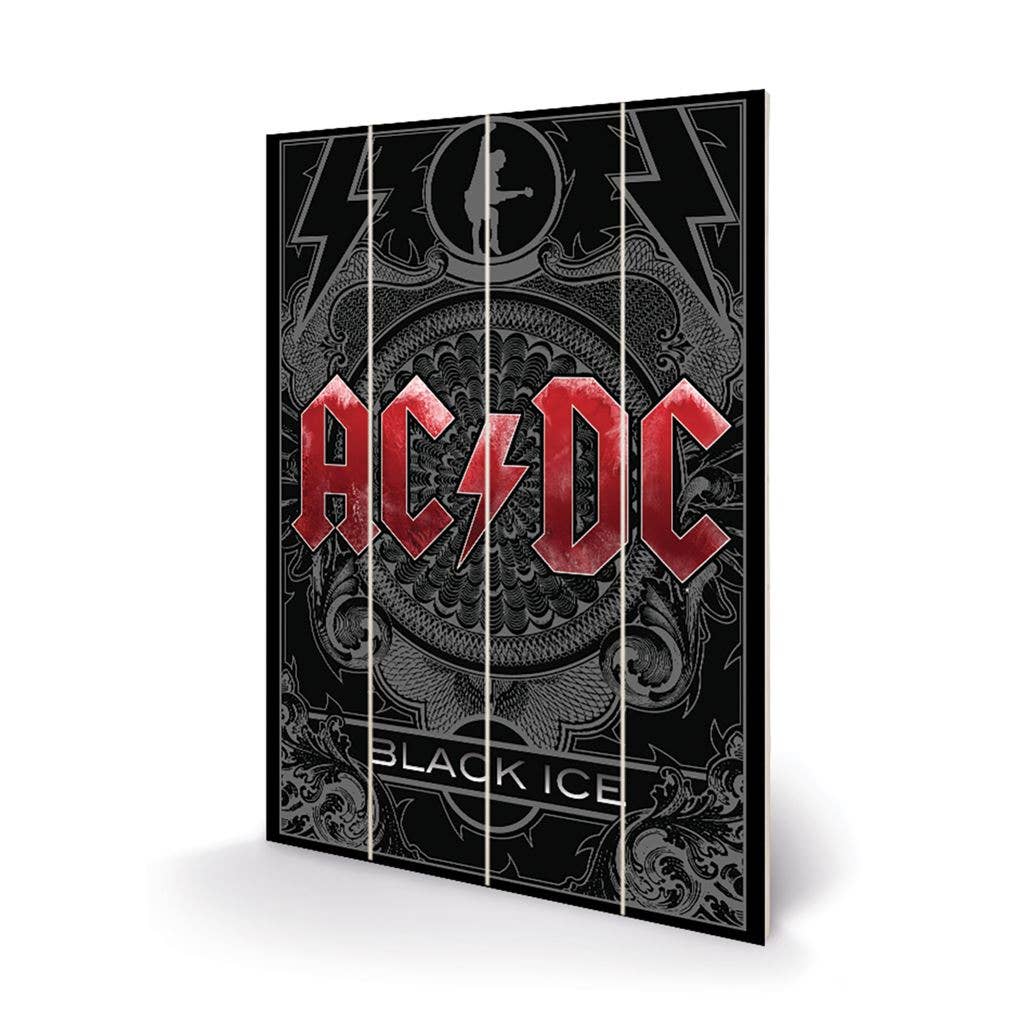 AC/DC (Black-Ice) 40 x 59cm canvas print