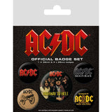AC/DC badges
