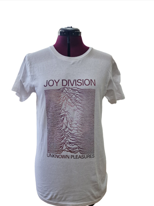 Joy Division UNKNOWN PLEASSURES T-Shirt White