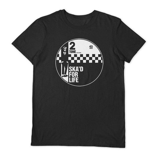 Ska'D For Life  Black Unisex T-Shirt