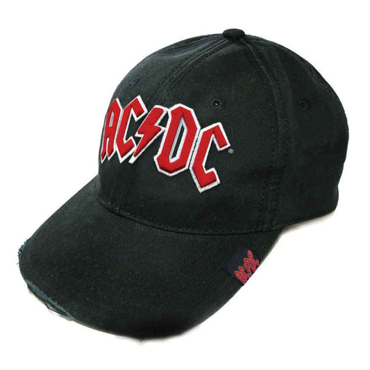 AC/DC "Red Logo" black Baseball Cap Adults
