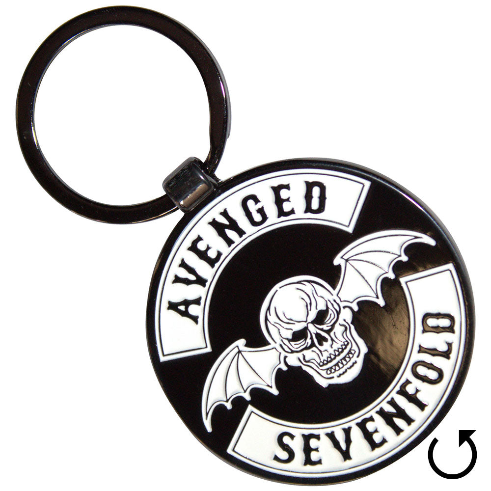 Avenged Sevenfold "Deathbat Crest" official collectable key ring