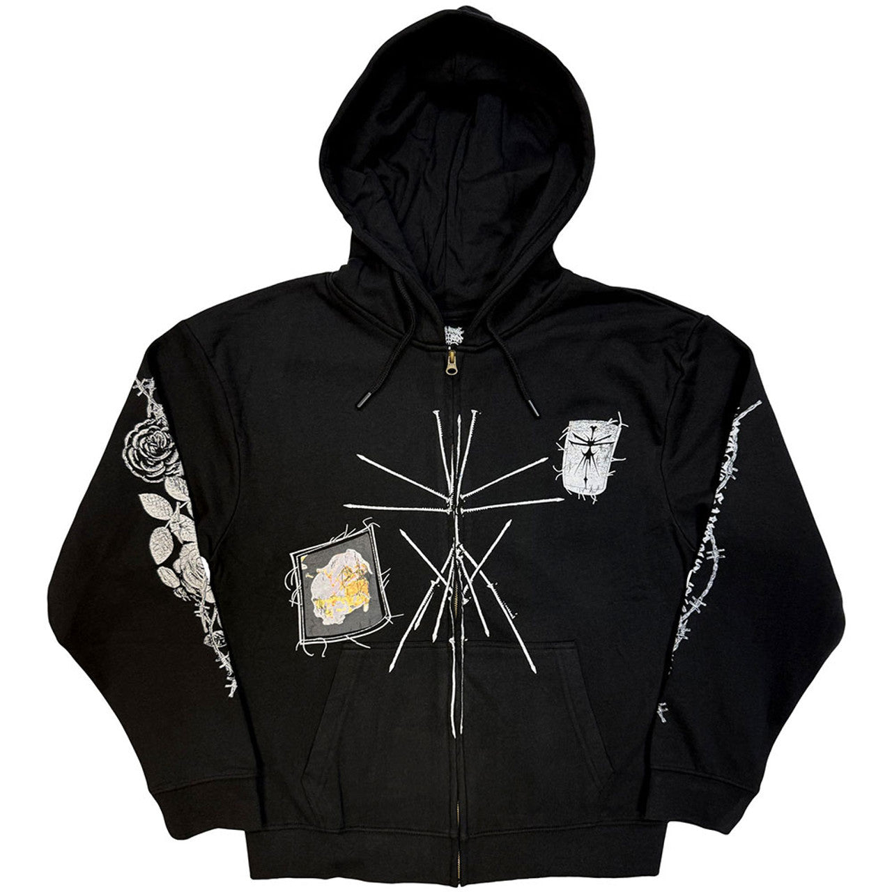 Bring Me The Horizon  "Nailed Symbols"  Zip up Hoodie