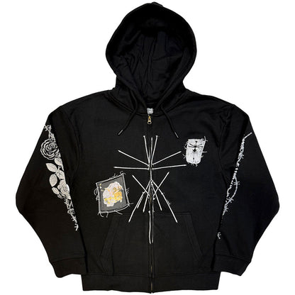 Bring Me The Horizon  "Nailed Symbols"  Zip up Hoodie