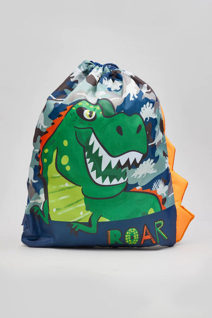 Dinosaur Draw String Bag