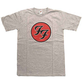 KIDS Foo Fighters " Red Logo " T shirt grey Unisex