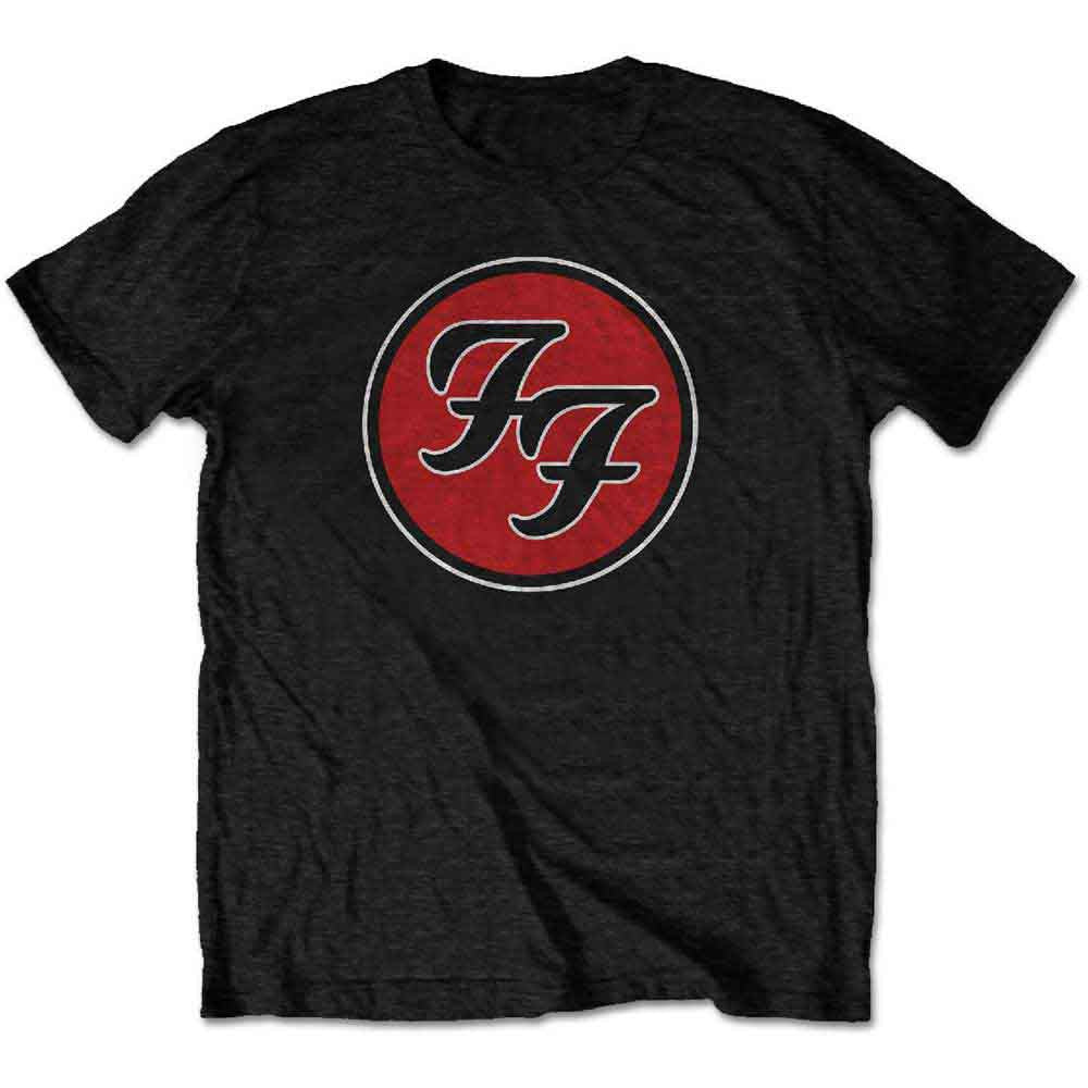 KIDS Foo Fighters " Red Logo " T shirt Black Unisex
