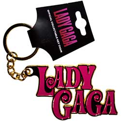 Lady GAGA official collectable key ring