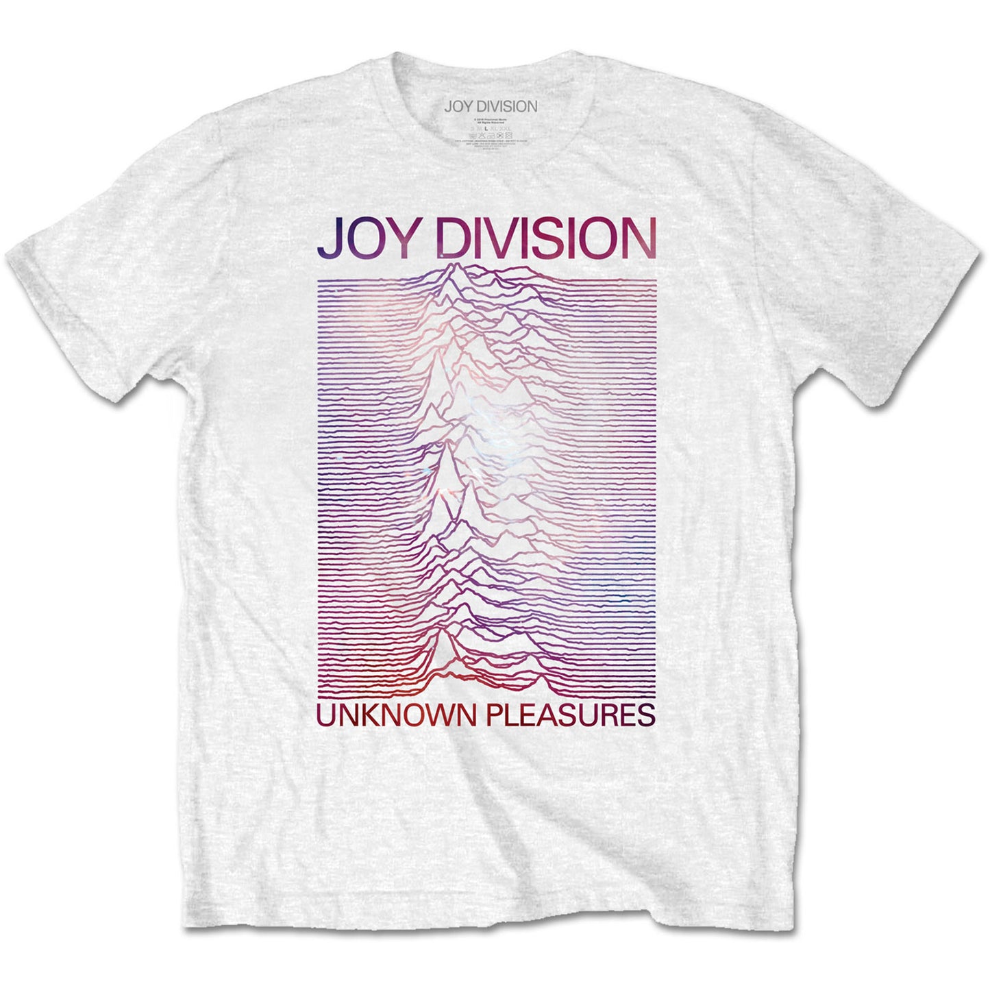 Joy Division UNKNOWN PLEASSURES T-Shirt White