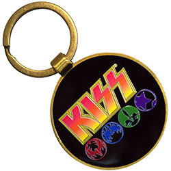 Kiss "Logo and Icons" official collectable key ring