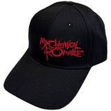 My Chemical Romance "Red Logo" black Baseball Cap Adults