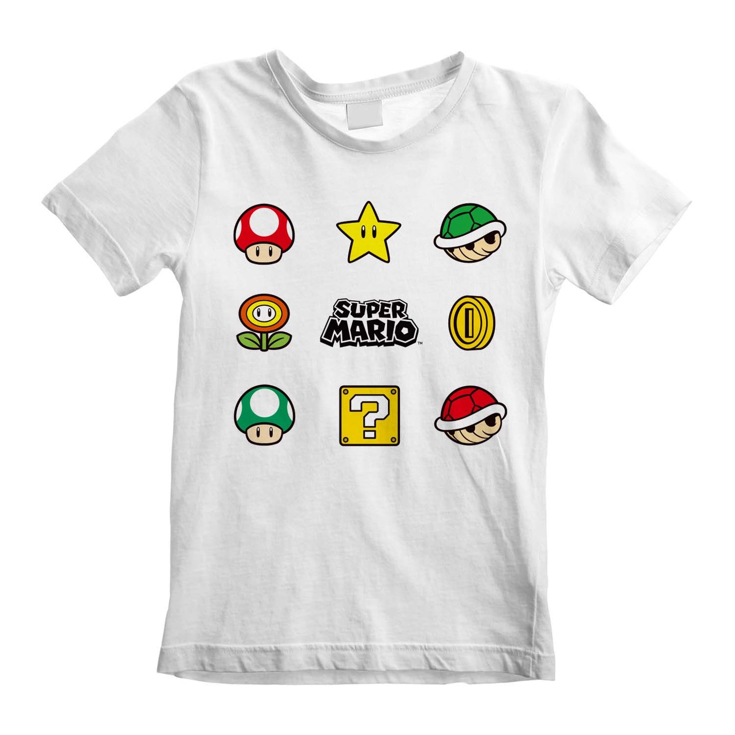 Super Mario - White T-Shirt