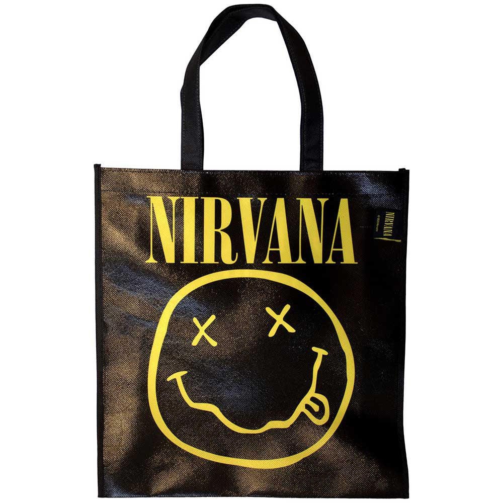 Nirvana " smiley" Reusable Tote bag