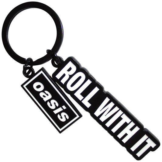 Oasis " Roll With It"  official collectable key ring