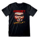Chucky "Wanna Play"  unisex adult t-shirt