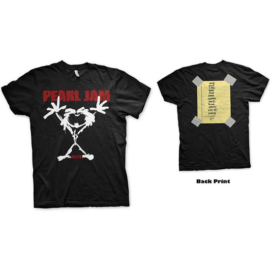 Pearl Jam "Stick Man" Unisex Adult T Shirt
