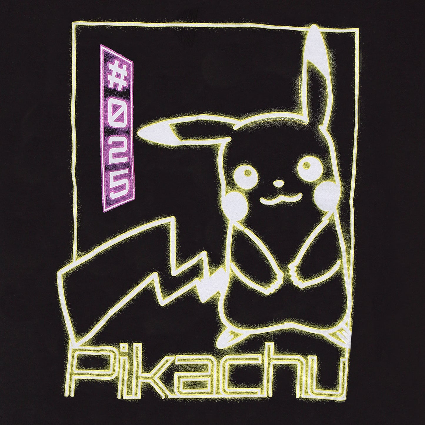 Pokémon Pikachu Black & Neon T-Shirt