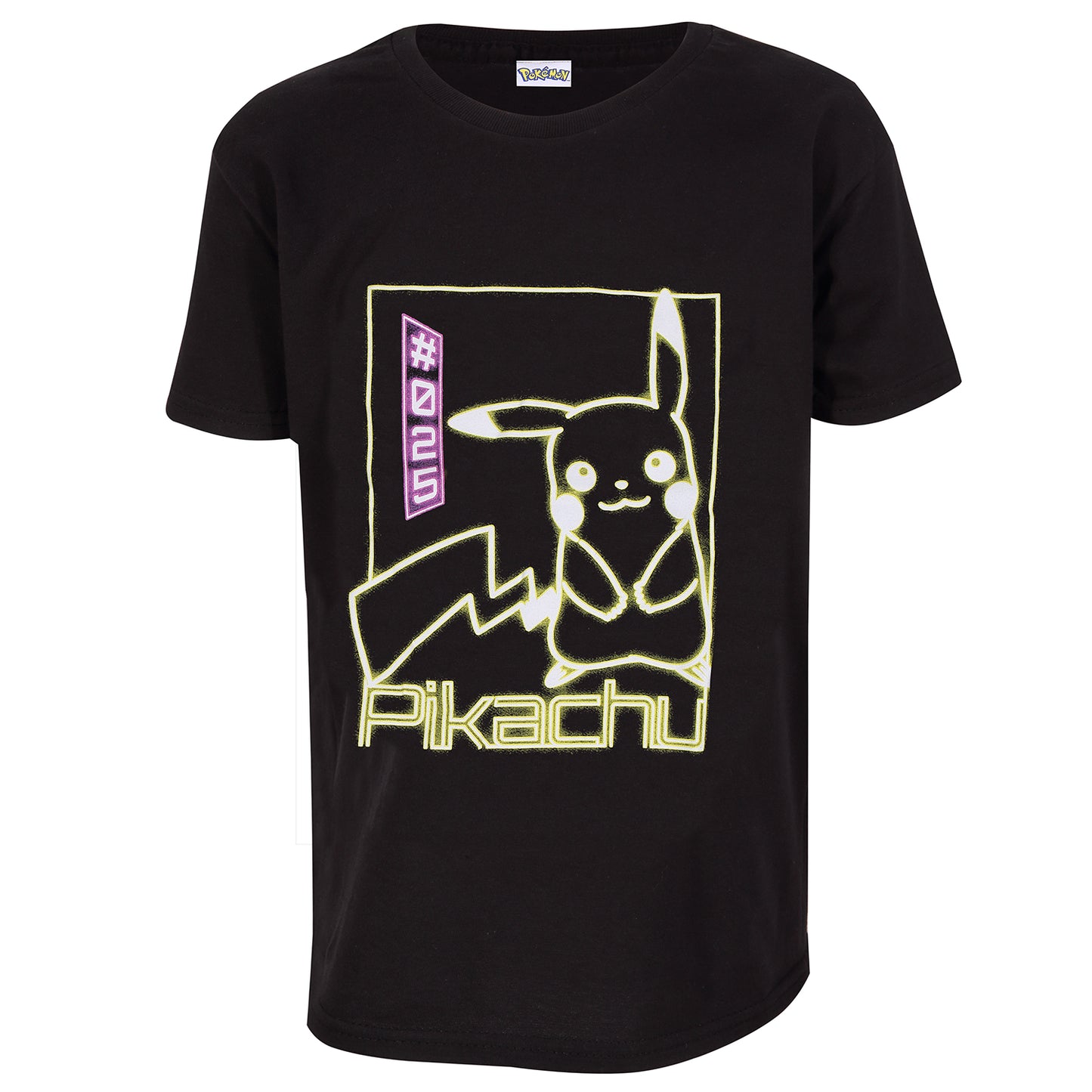 Pokémon Pikachu Black & Neon T-Shirt